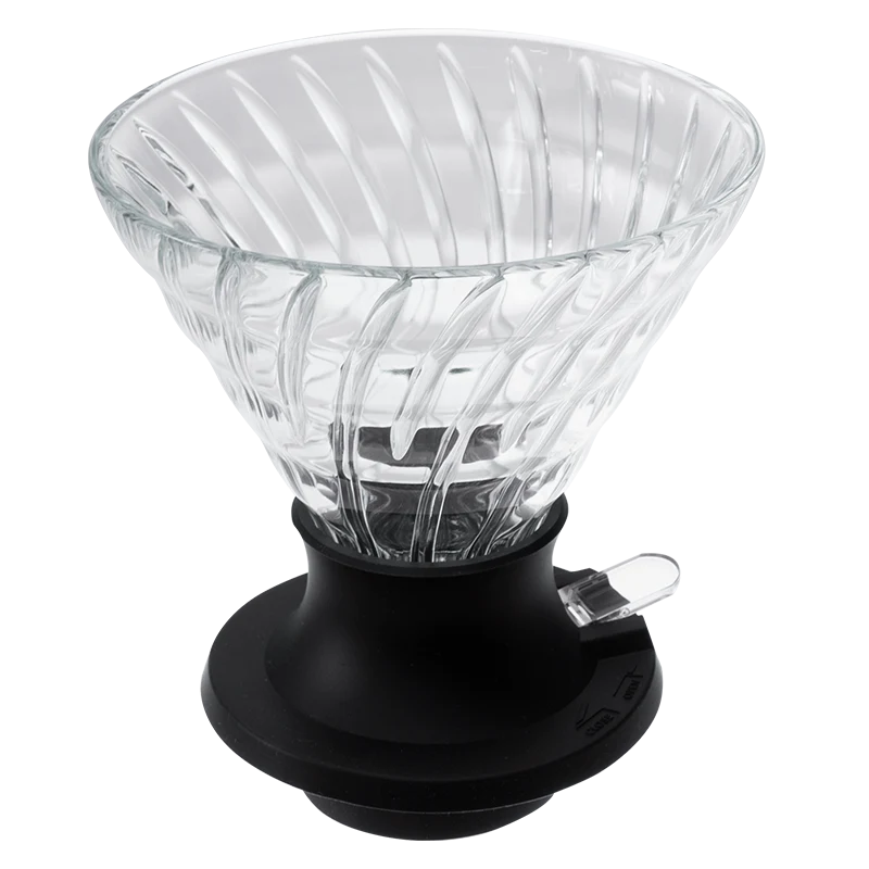 Hario V60 Glass “Switch” Dripper, Size 02