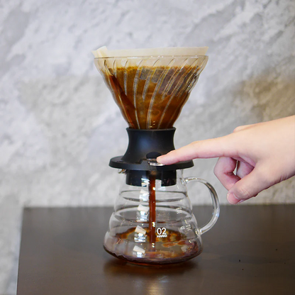 Hario V60 Glass “Switch” Dripper, Size 02